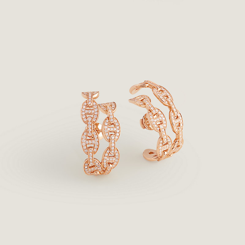 Chaine d'ancre Enchainee earrings | Hermès UK